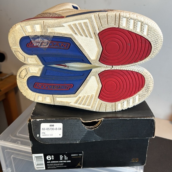 Size 6.5Y Air Jordan 3 Retro International Flight - Picture 5 of 6